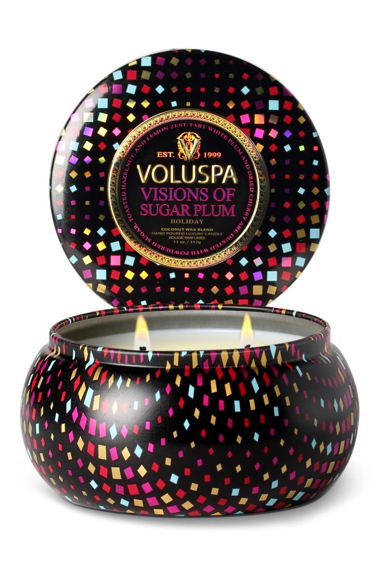 'Maison Holiday - Visions of Sugar Plum' Two-Wick Candle, Alternate, color, NO COLOR