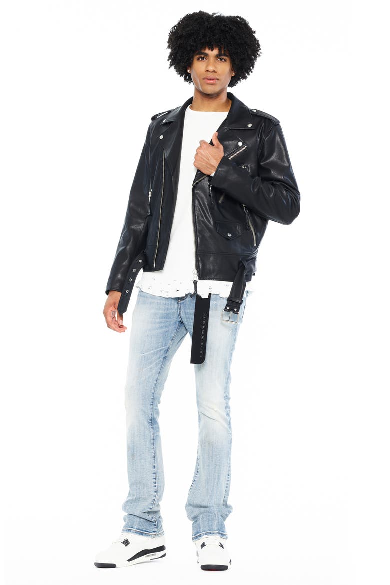 Lenny Boot Fit Bootcut Jeans, Alternate, color, CYAN