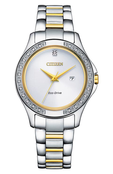 Diamond Two-Tone Bracelet Watch, 32mm