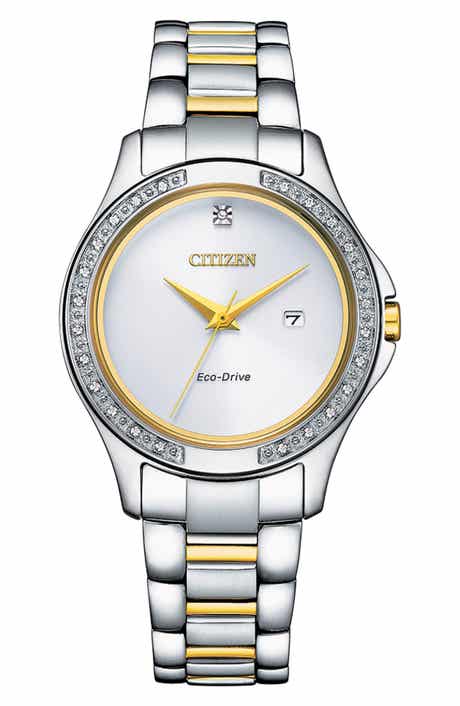 Citizen Diamond Two-Tone Bracelet Watch, 32mm