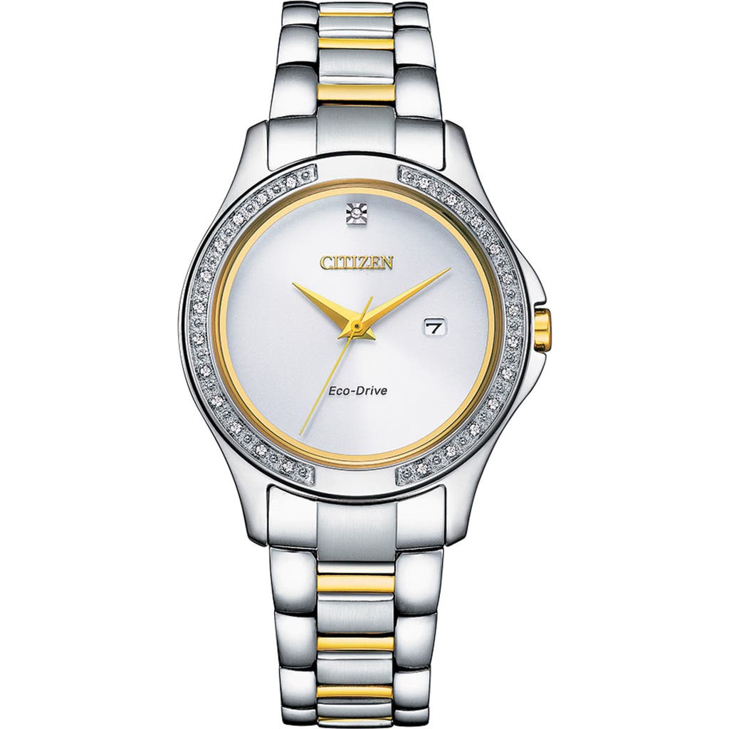 Citizen Diamond Two-tone Bracelet Watch, 32mm