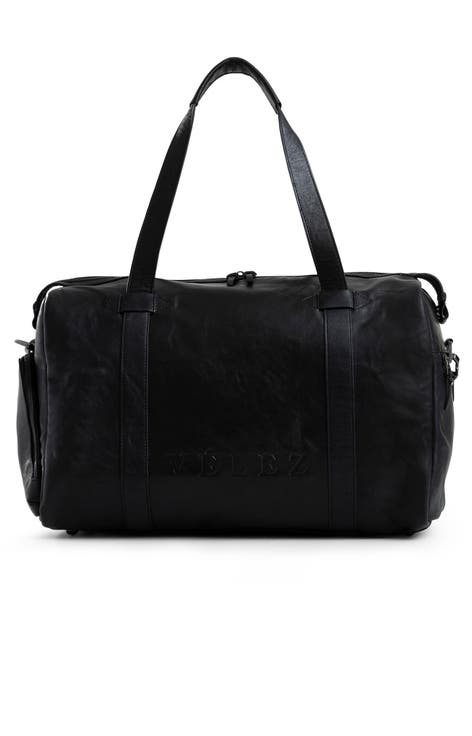Men Essential Bowling Handbags with Hand-Aged Effect
