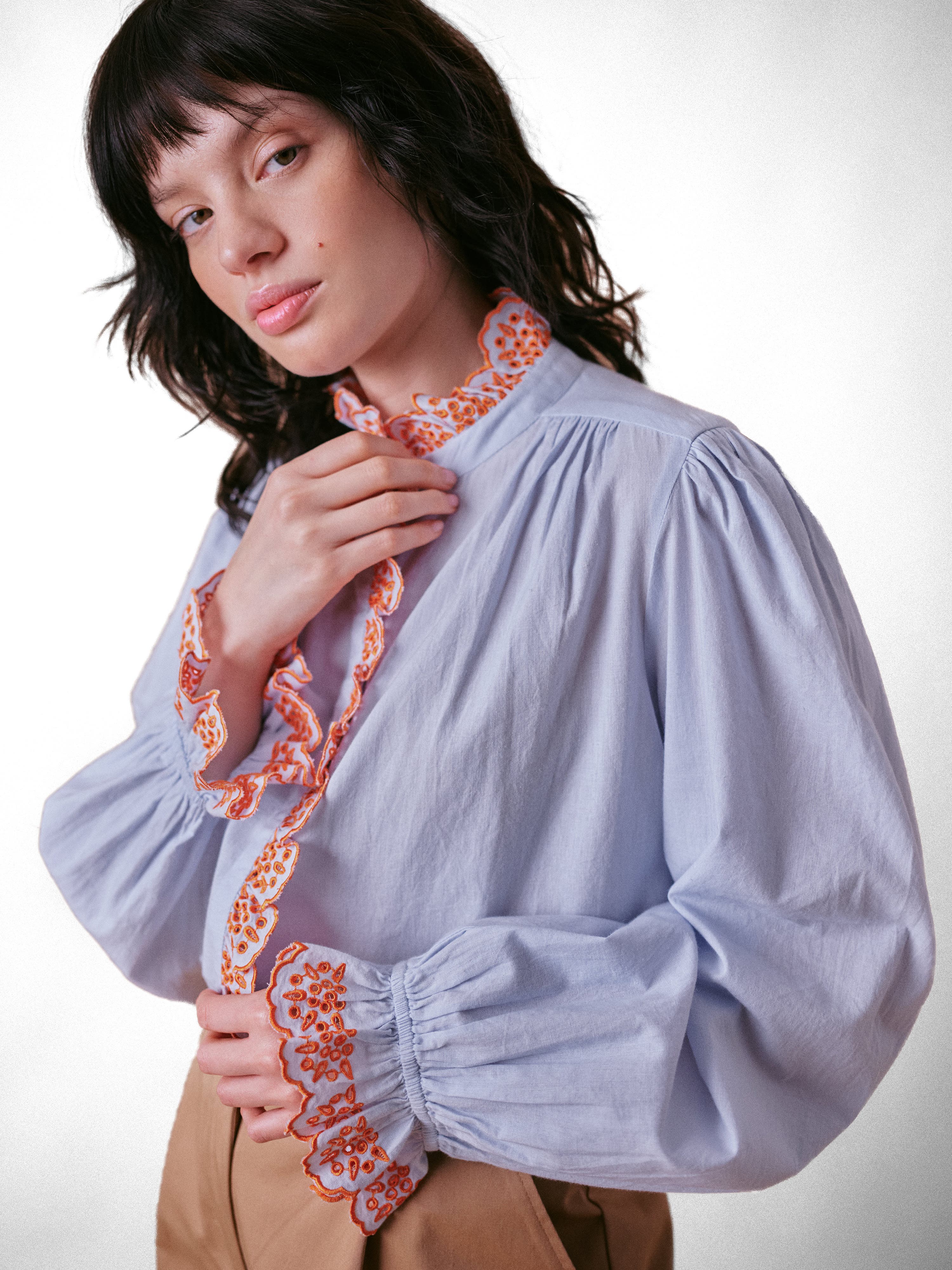 Jewel Trim Blouse - image 2