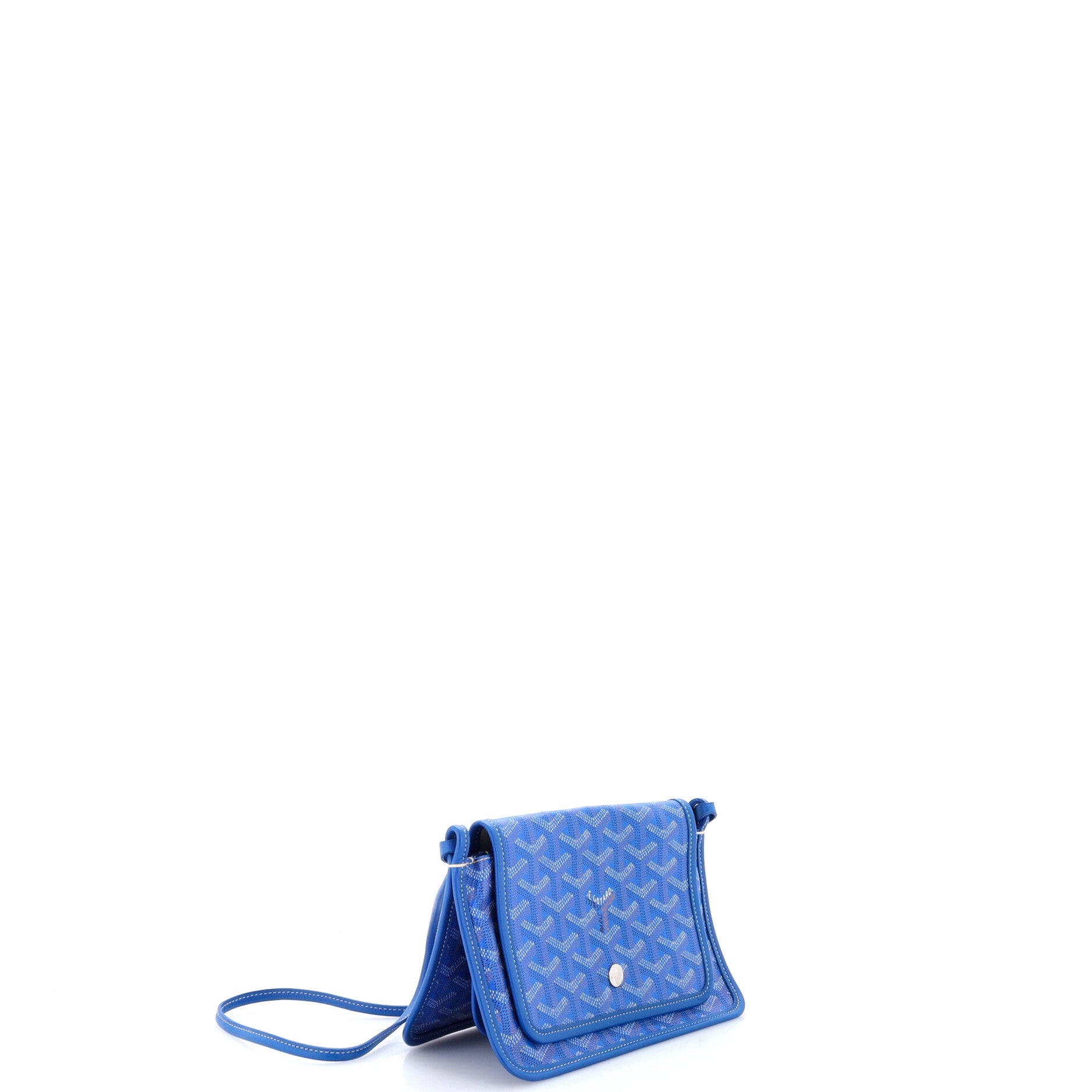 Plumet Clutch Wallet Coated Canvas, Alternate, color, Blue