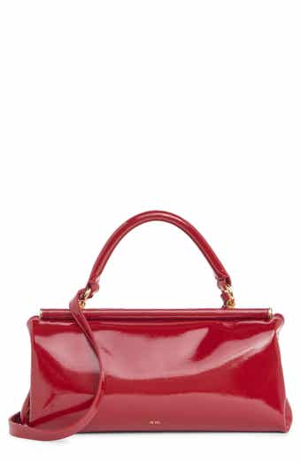 Danna Faux Leather Top Handle Bag