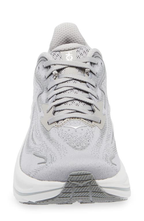Hoka Clifton 10 Running Shoe In Gray