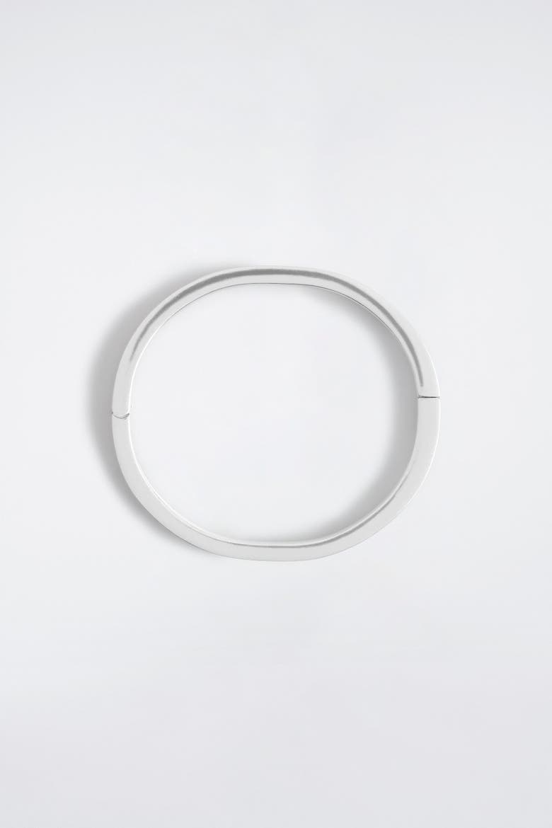 Hinged Bracelet, Alternate, color, SILVER