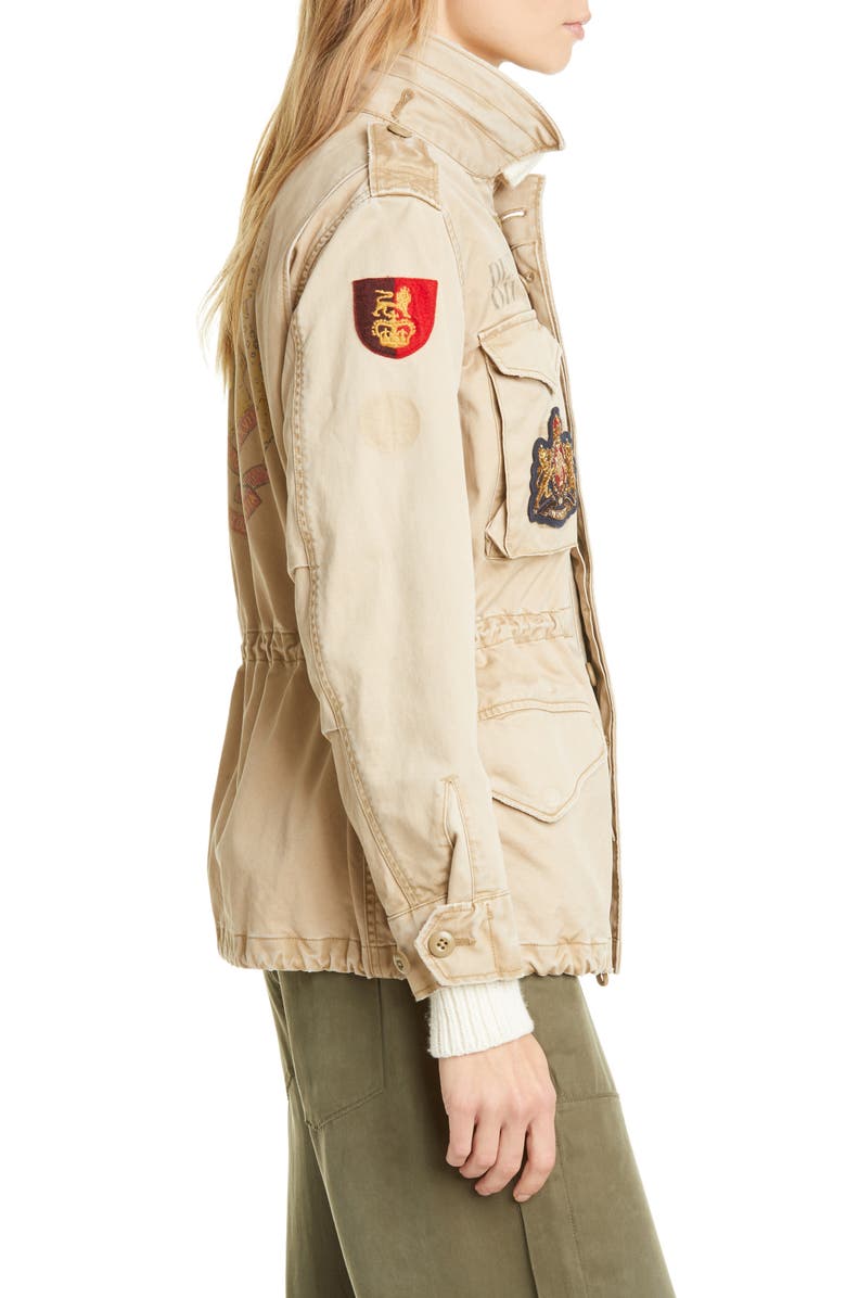 Polo Ralph Lauren Military Patch Jacket, Alternate, color,