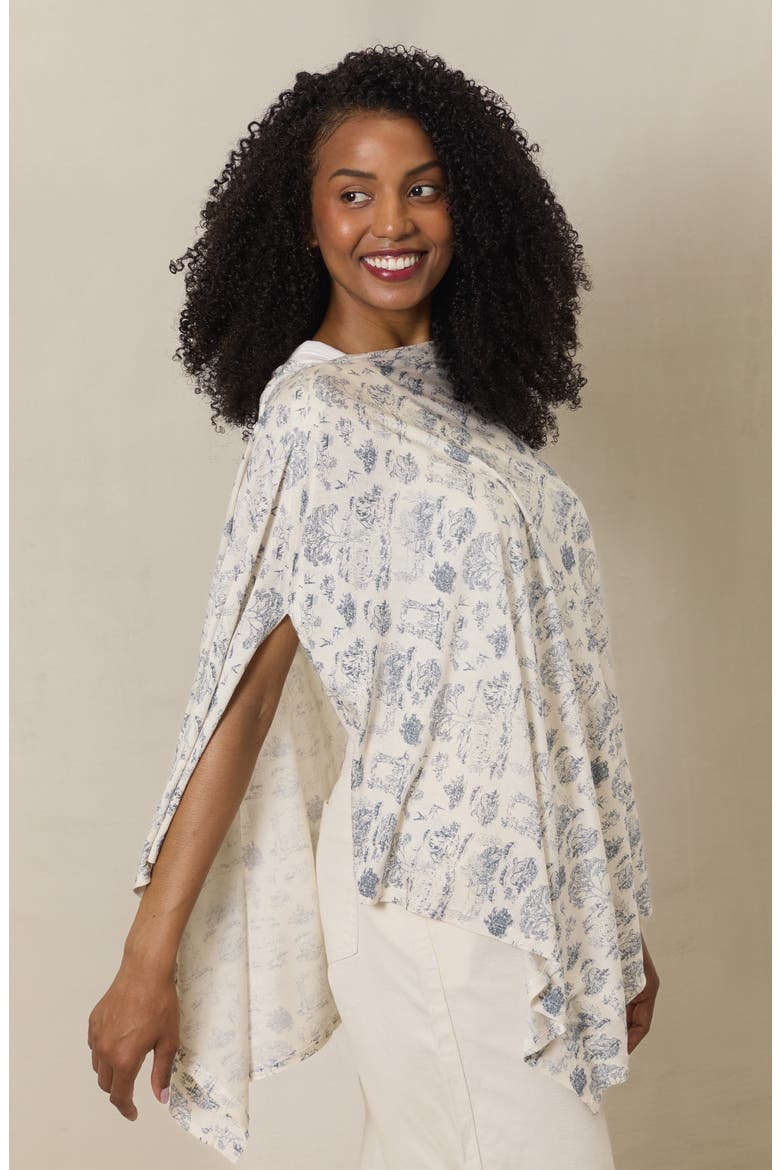 Nursing Cover, Alternate, color, BLEU TOILE