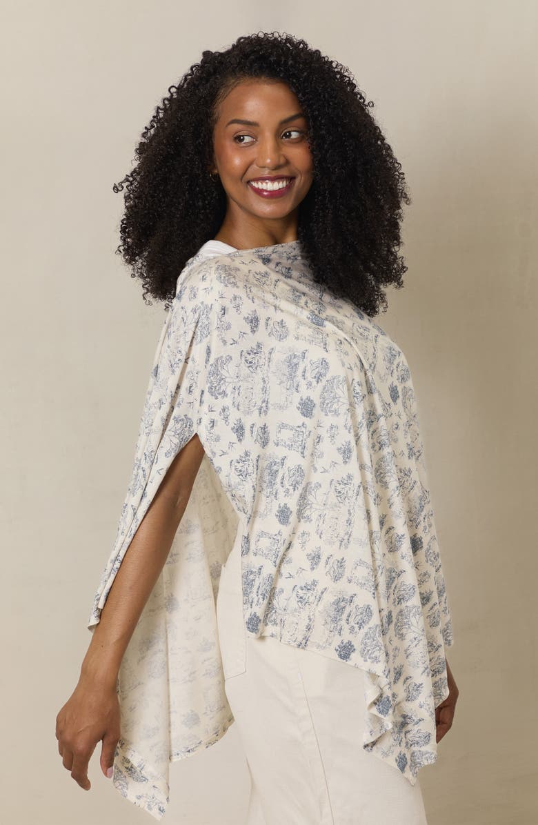 Solly Baby Nursing Cover, Alternate, color, Bleu Toile