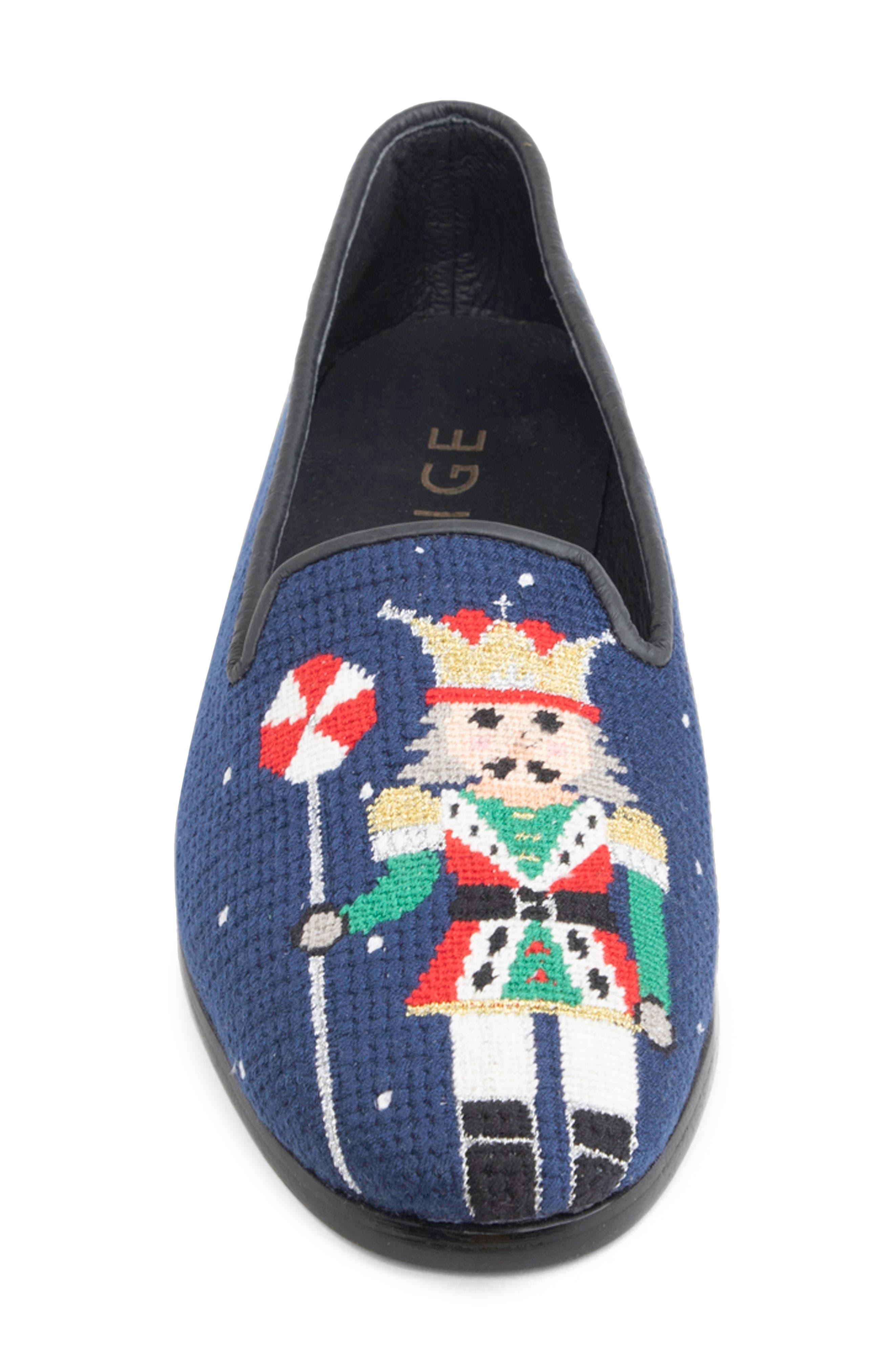 ByPaige Needlepoint Loafer, Alternate, color, Navy