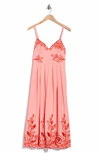 Cinq à Sept Maude Embroidered A-Line Dress