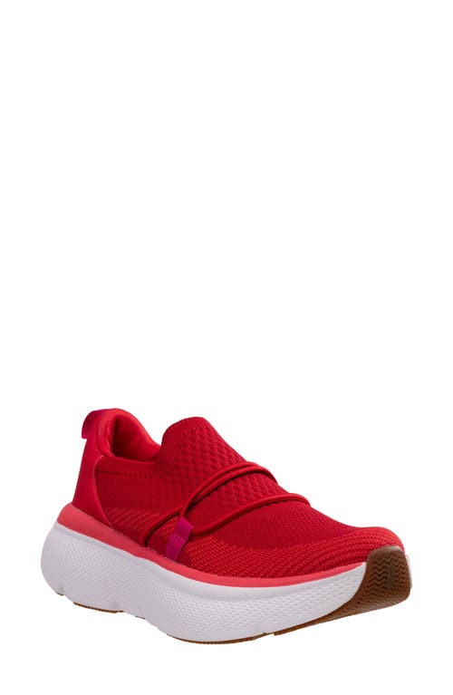 Revitalign Maia Walking Sneaker In Red