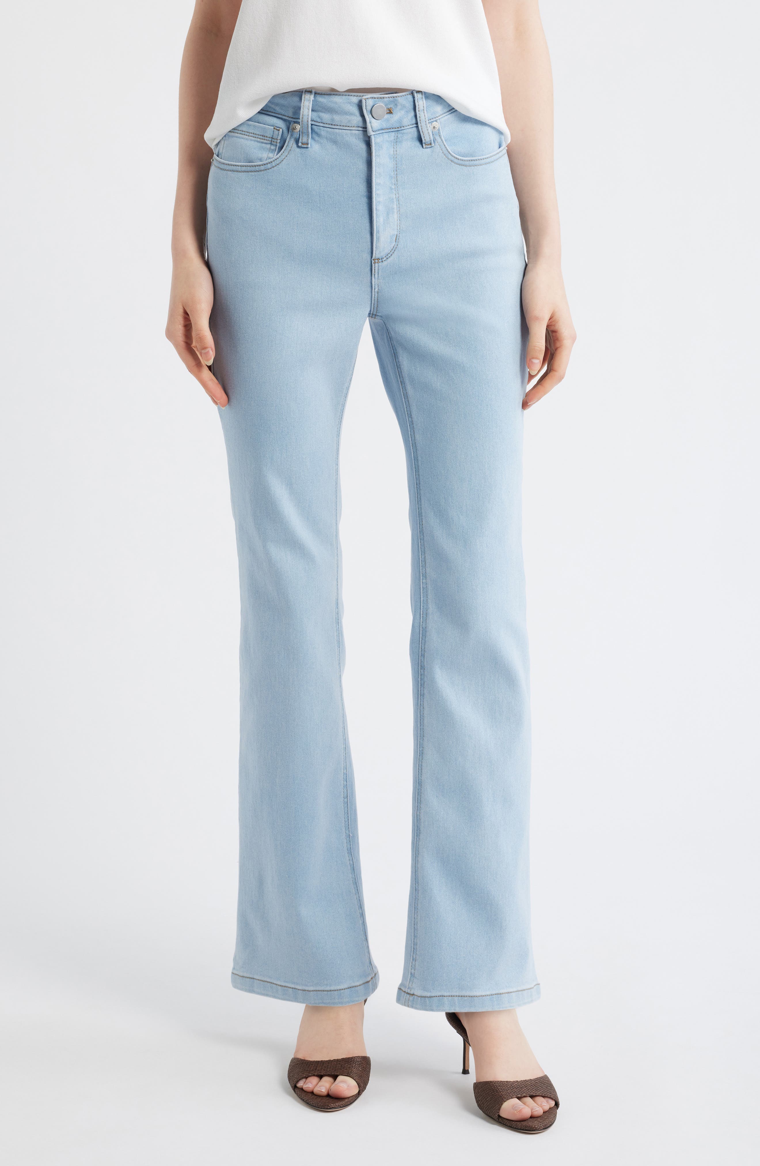 Anne Klein Leo High Waist Bootcut Jeans