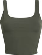 MPG Crop Rib Tank Top