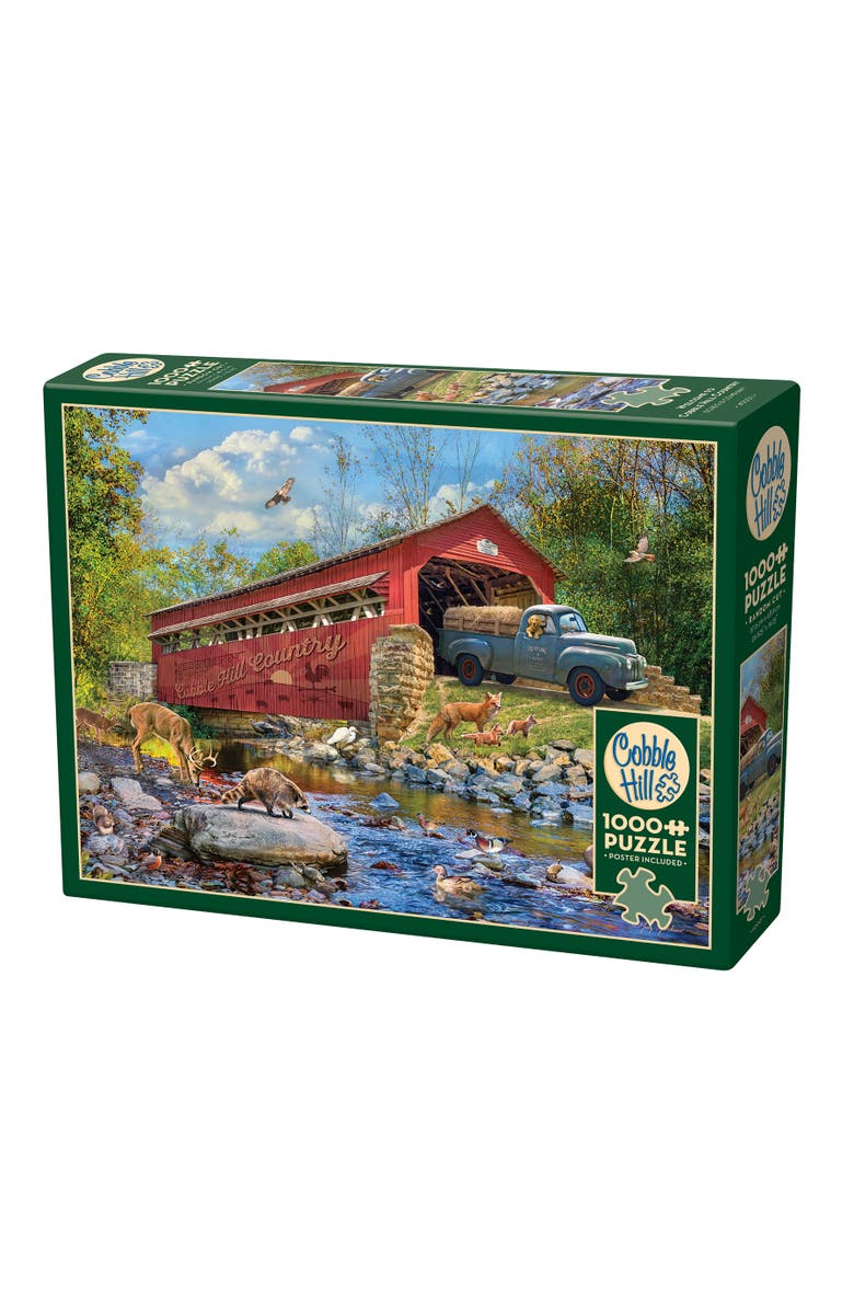 Cobble Hill Welcome To Cobble Hill Country 1000 Piece Puzzle, Main, color, Multicolored