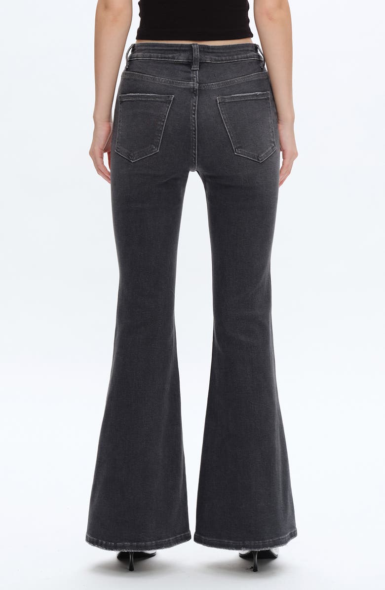 Bayeas High Waist Flare Jeans, Alternate, color, Grey