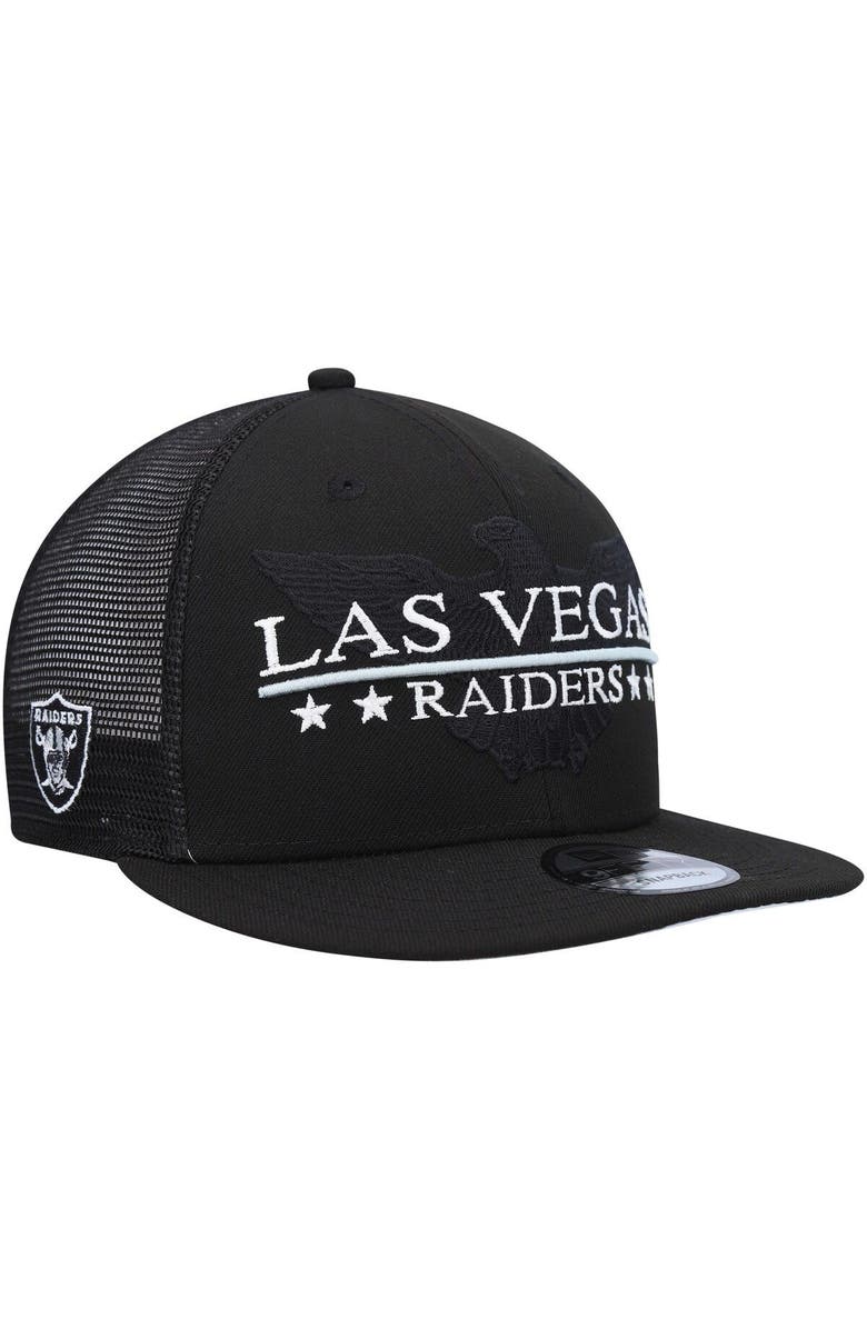 New Era Men's New Era Black Las Vegas Raiders Totem 9FIFTY Snapback Hat, Main, color,