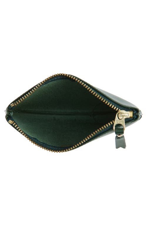 COMME DES GARÇONS COMME DES GARÇONS WALLETS SMALL CLASSIC LEATHER ZIP-UP POUCH