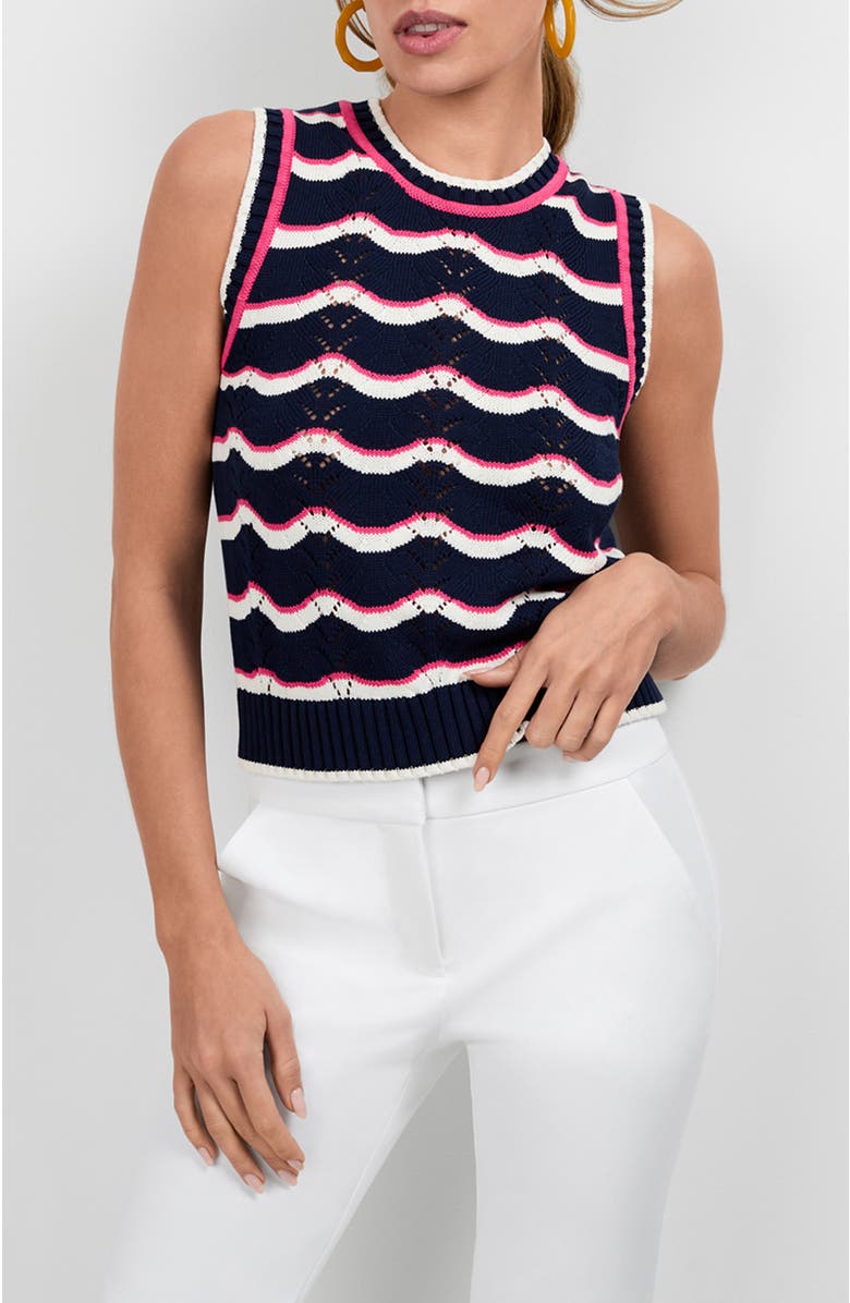 Trina Turk Cawley Tank, Alternate, color, Ink Multi