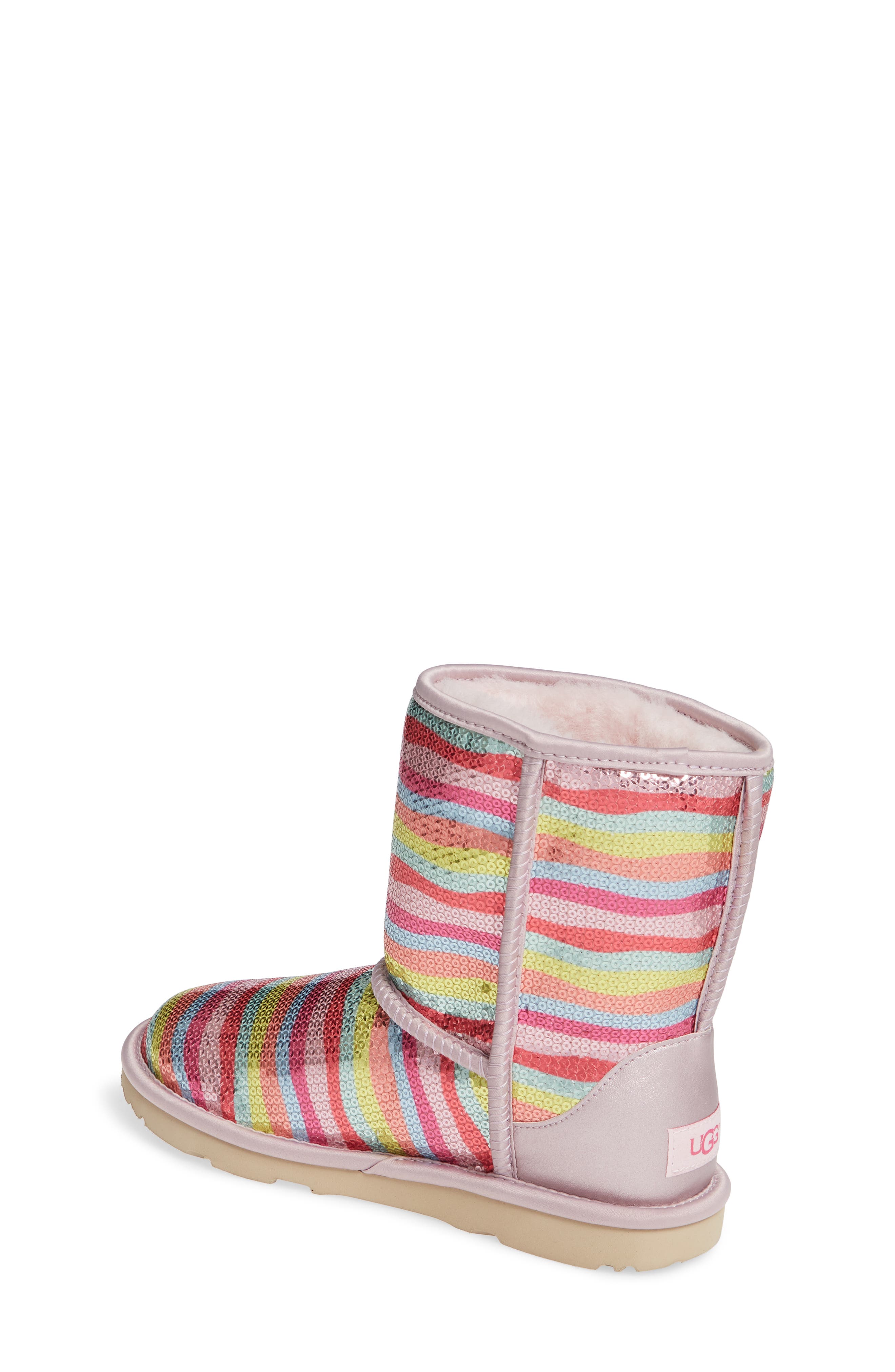 UGG<sup>®</sup> Classic Short II Genuine Sheepskin Lined Mural Boot, Alternate, color, 