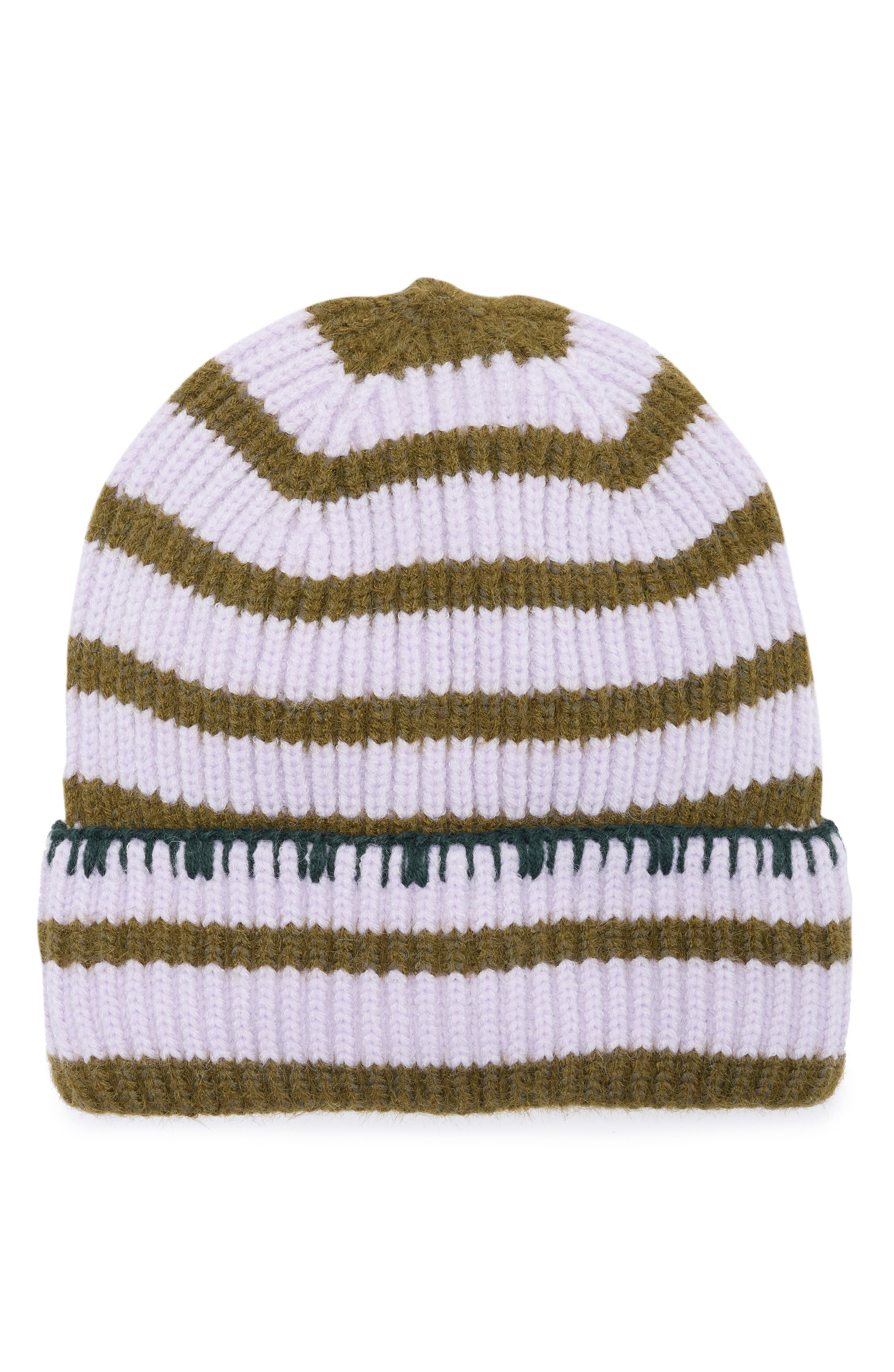 BCBG Bicolor Stripe Knit Beanie