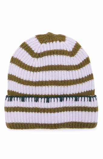 BCBG Bicolor Stripe Knit Beanie
