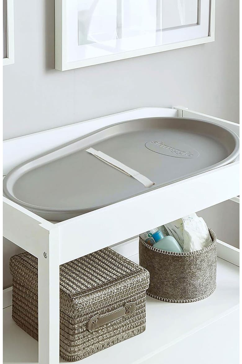 Squishy Diaper Changing Mat, Nappy Bin Diaper Pail & Better Bag Biodegradable Nappy Bin Liners Set, Alternate, color, GREY