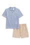 Kids' Stripe Polo & Shorts Set
