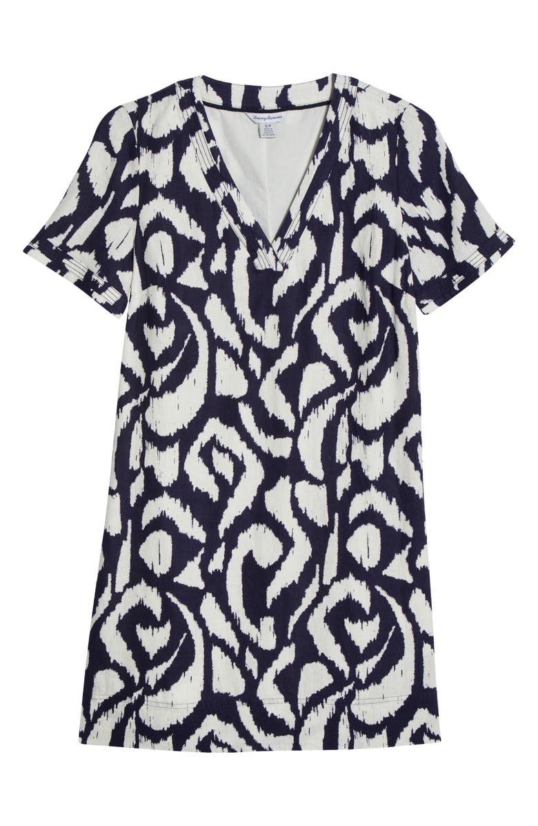 Tommy Bahama Two Palms Linen Shift Dress, Alternate, color, Coastline