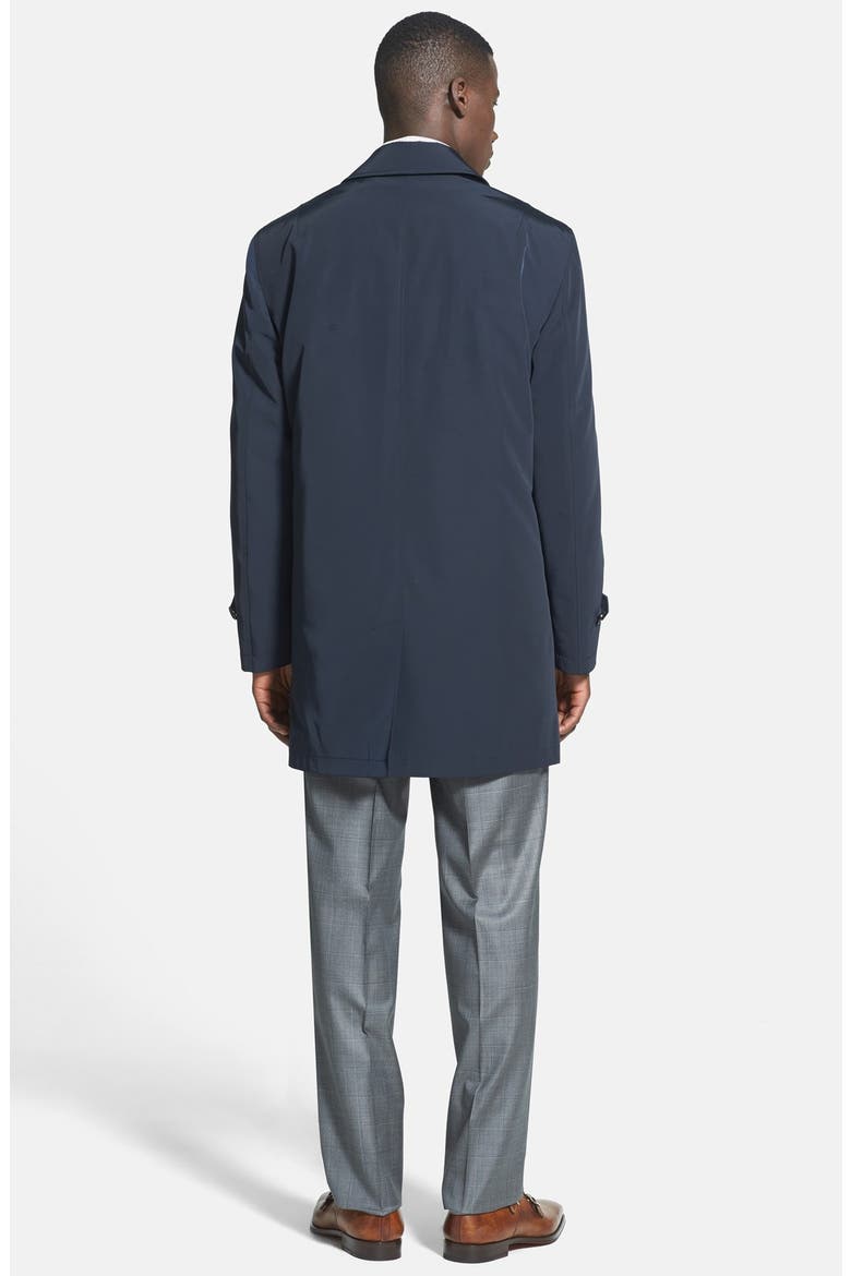 Classic Fit Raincoat, Alternate, color, NAVY