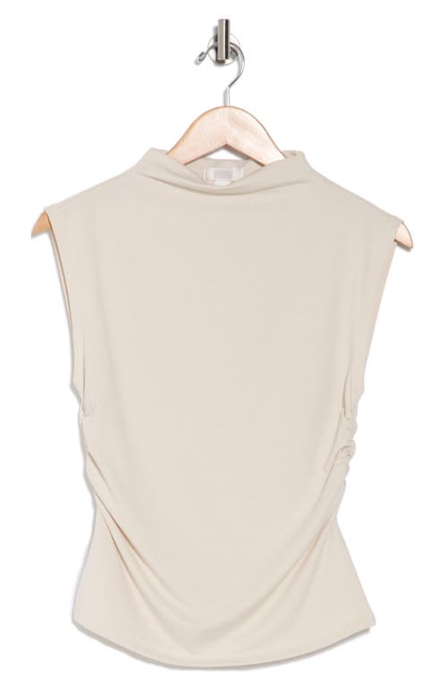 Nordstrom Rack Funnel Neck Ruched Tank In White