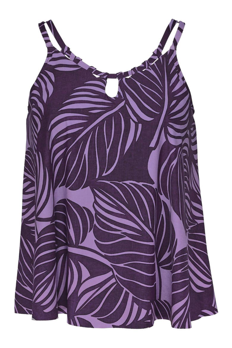Sadie Tankini Swimsuit Top, Alternate, color, Mystic Palms