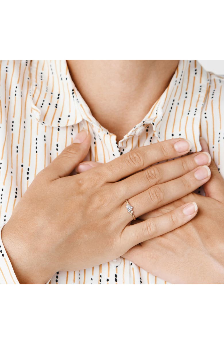 DELMAR Set Of 3 Diamond Rings - 0.21ct., Alternate, color, Gold