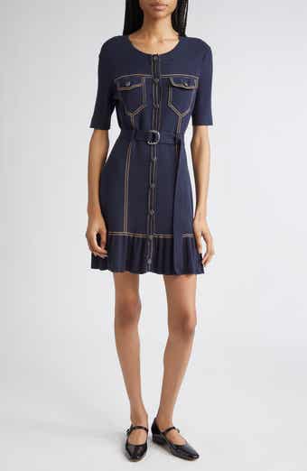 Cinq à Sept Elisha Belted Sweater Dress