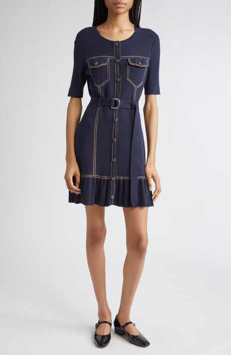 Cinq à Sept Elisha Belted Sweater Dress
