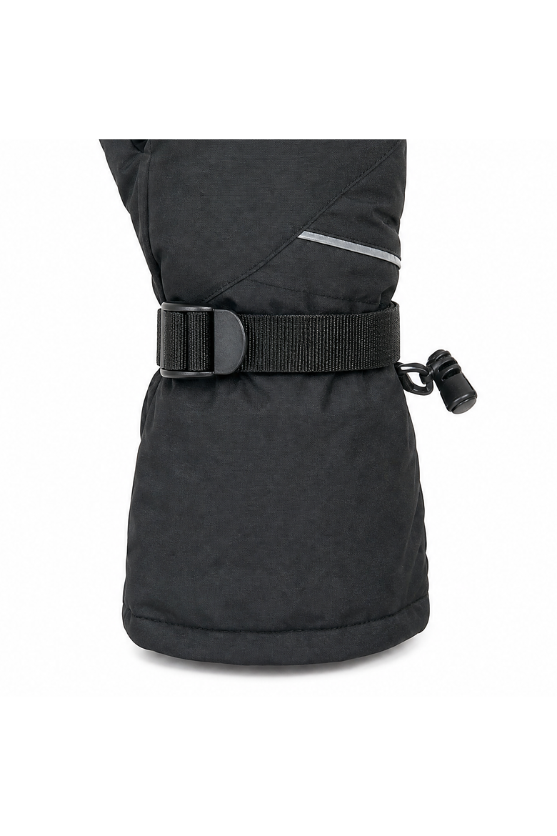 Men's Plush Lined Insulated Ski Glove, Alternate, color, Black