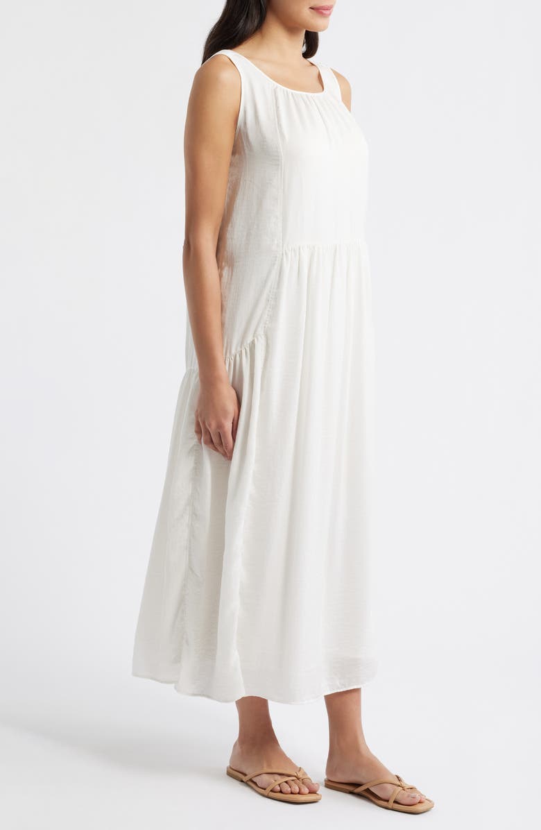 CITY BLUES Sleeveless Maxi Dress, Alternate, color, White