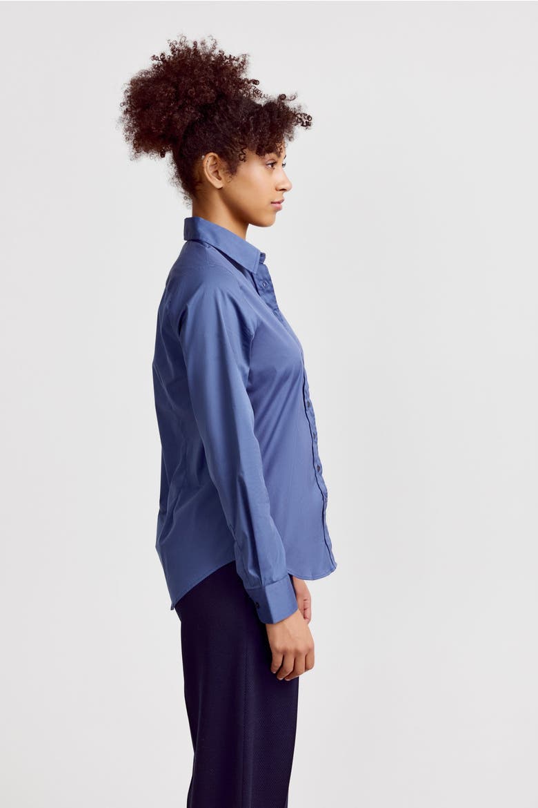 The Icon Shirt, Alternate, color, Midway Blue