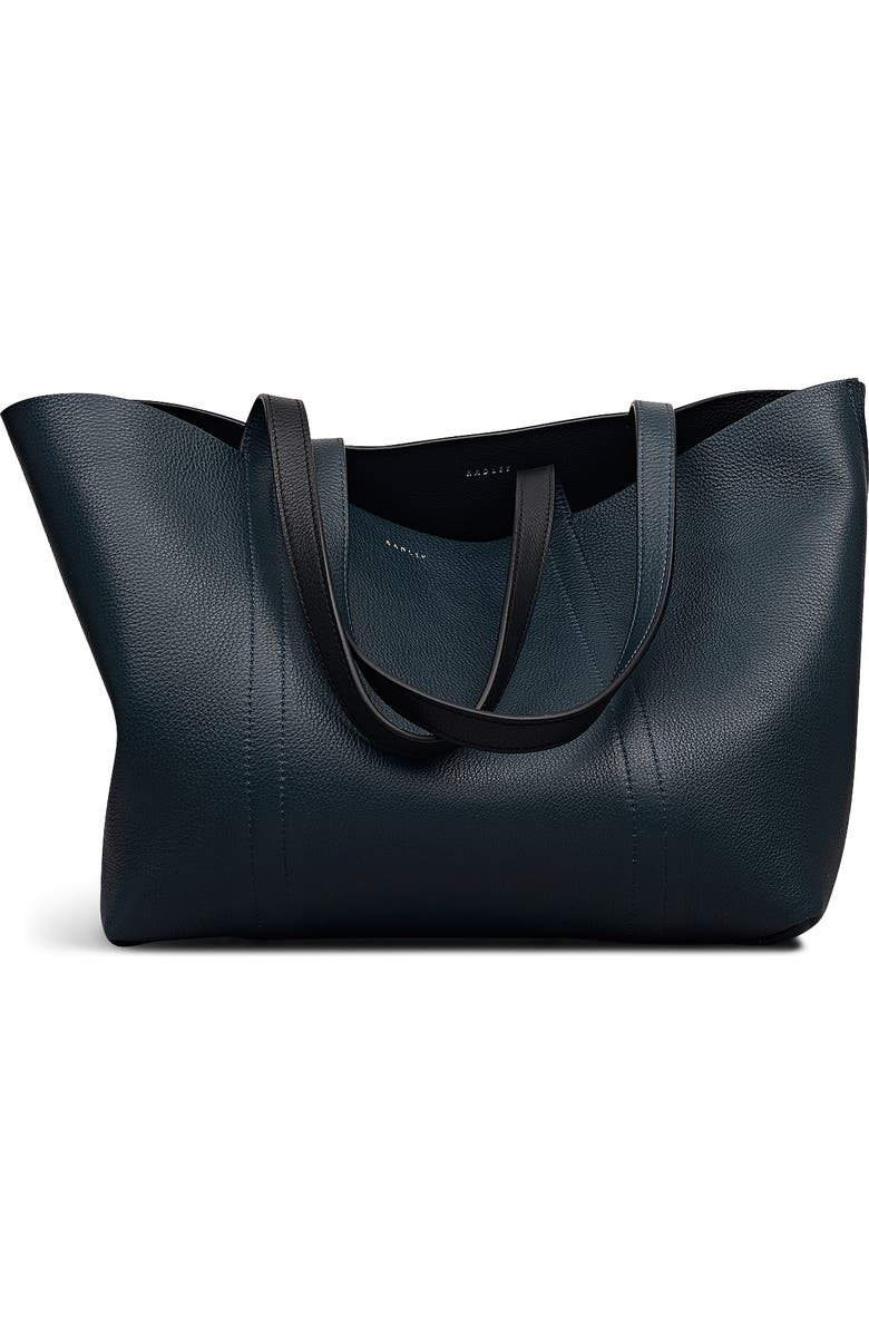 Radley Hanbury Row Large Open Top Tote Bag, Alternate, color, Black