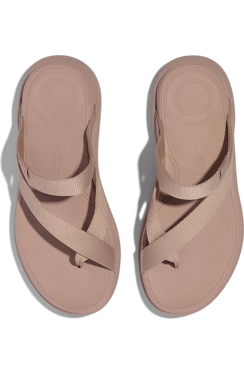FitFlop Mode Go Webbed Flatform Sandal, Alternate, color, Paris Beige