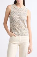 Veronica Beard Jerrel Semisheer Cotton Blend Tank