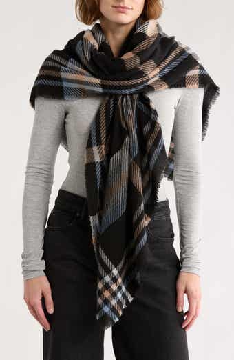 Vince Camuto Oversized Twill Plaid Scarf