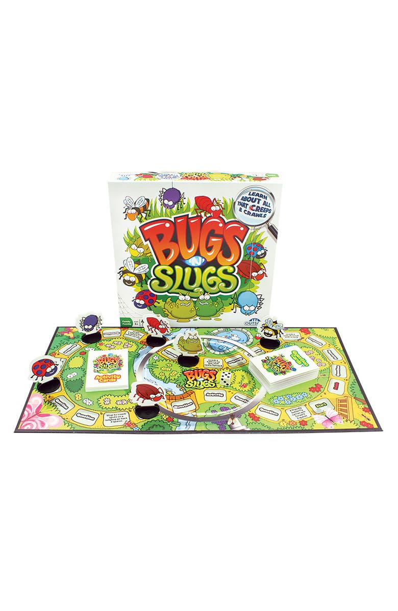 Outset Media Bugs N Slugs Board Game, Alternate, color, Multicolored