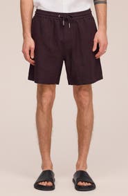 NN07 1454 Gregor Linen Drawstring Shorts