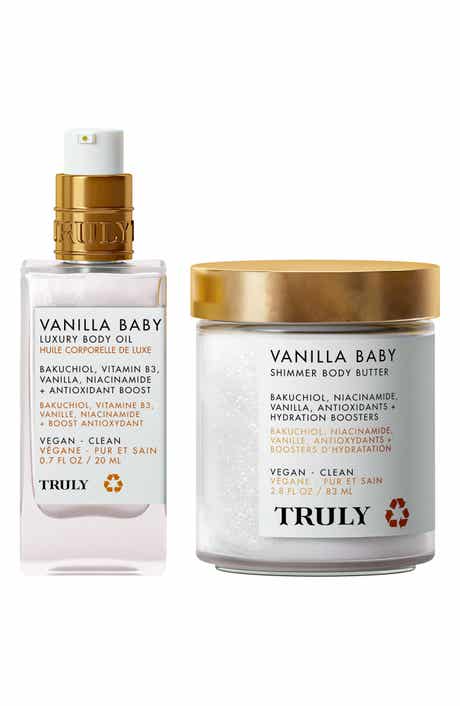 TRULY BEAUTY Vanilla Babies Mini Vanilla Baby Body Care Collection $40 Value