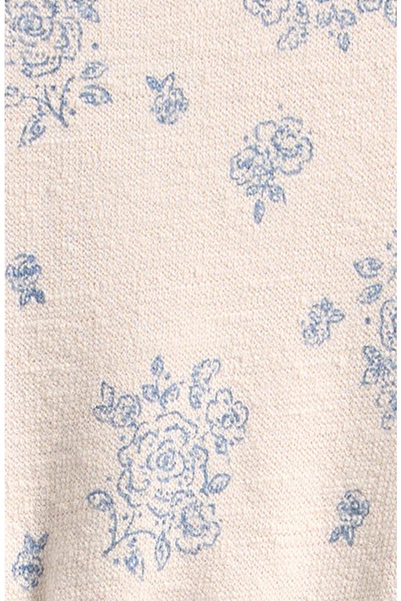Organic Cotton Romper, Alternate, color, LP BLUE FLORAL