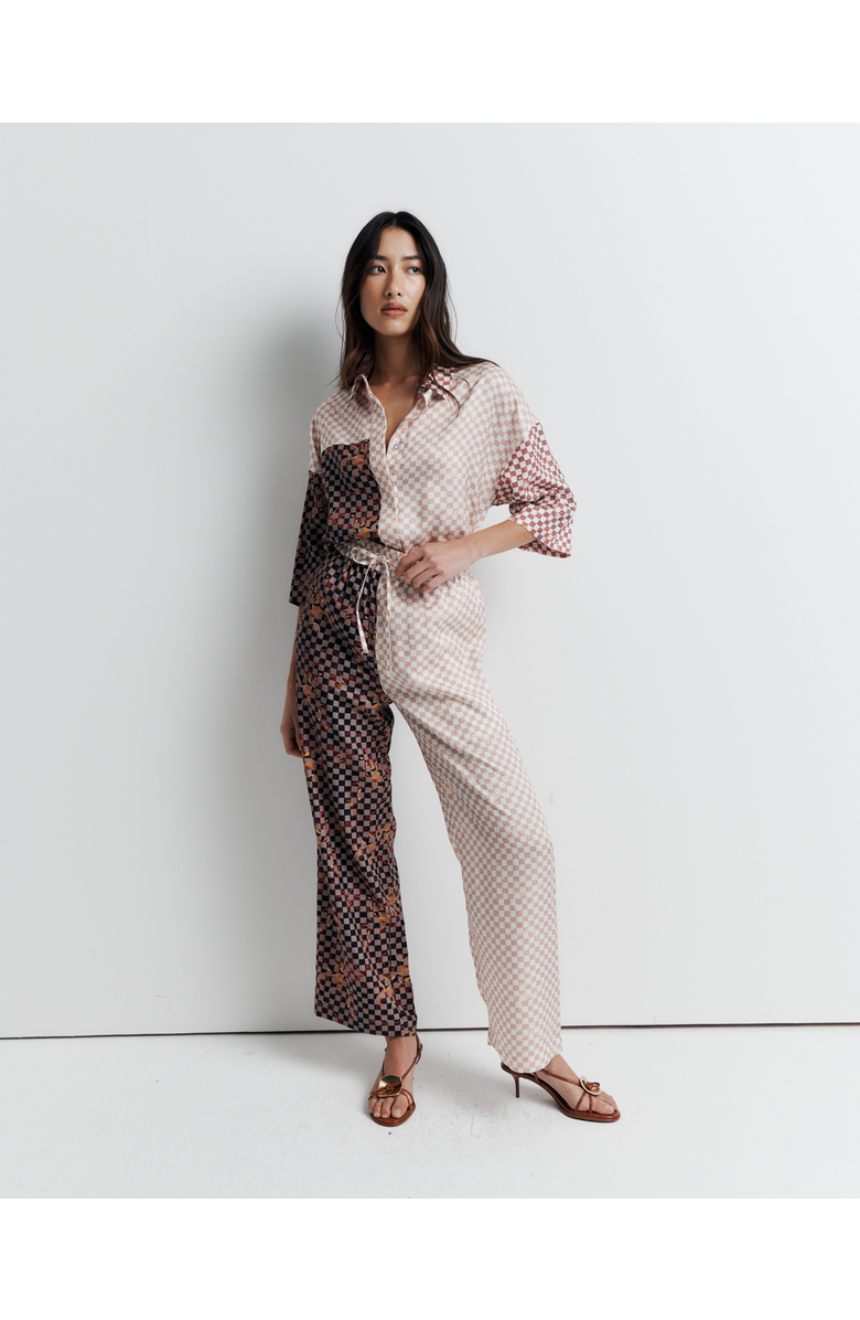 Romy June Pant collaboration with Phoebe Willis, Alternate, color, Checkmate