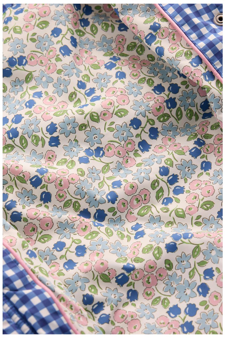 Kids' Padded Gingham Jacket, Alternate, color, BLUE GINGHAM