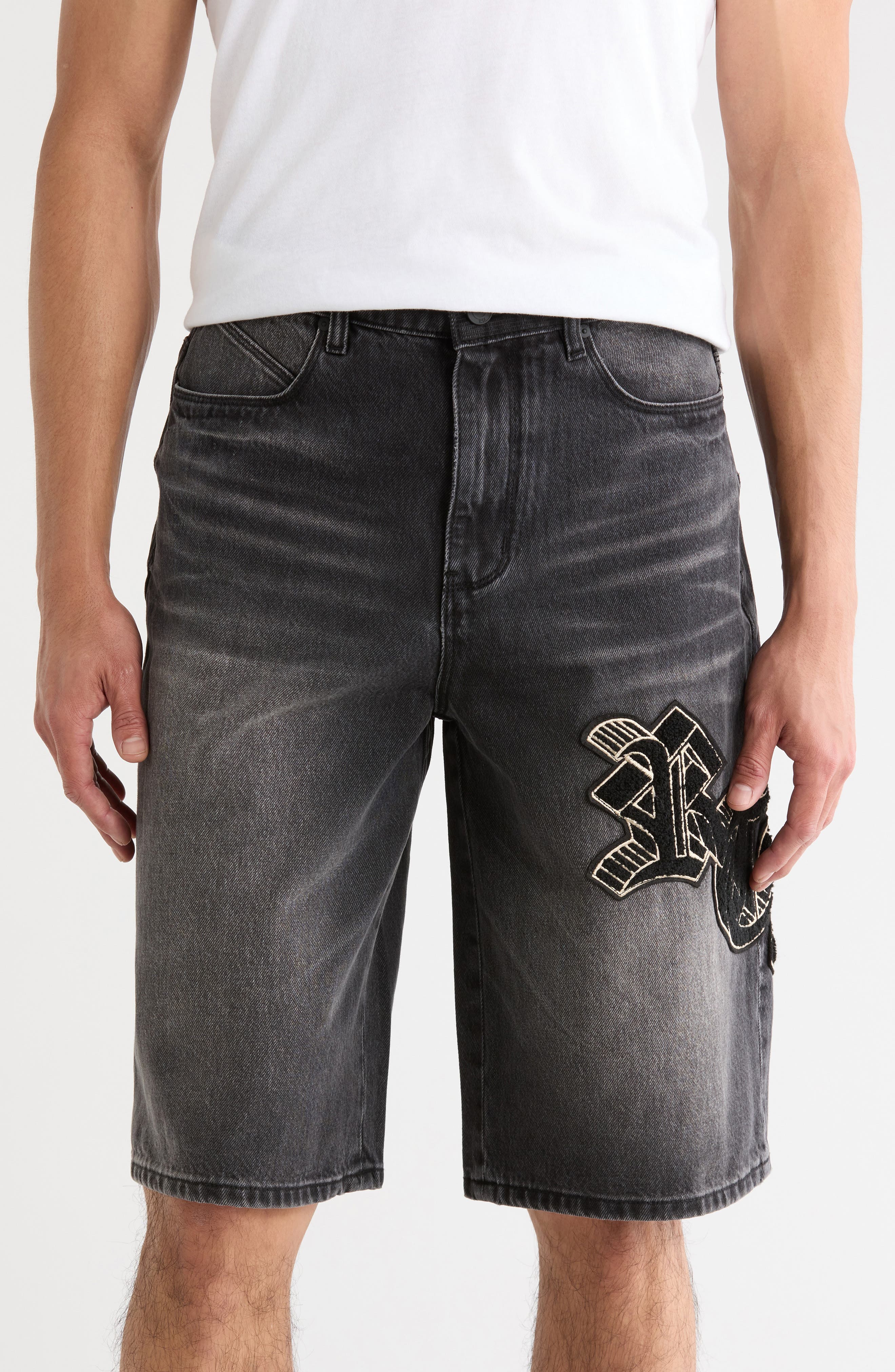RtA Gustavo Denim Shorts
